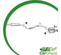 Auspuff für VW PASSAT B6 & CC 2.0 TDI 140PS Limousine Variant Coupe