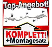 Auspuff für VW T4 TRANSPORTER IV 1.9 2.4 2.5 D TD TDI SWB 96-03 Auspuffanlage