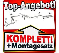 Auspuff für VW T4 TRANSPORTER IV 2.4 D LWB 96-98 +VSD +Hosenrohr Auspuffanlage