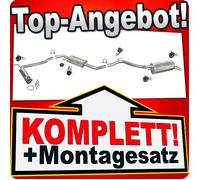 Auspuff für VW T4 TRANSPORTER IV 2.4 D SWB 1996-1998 +VSD Auspuffanlage