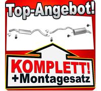 Auspuff für VW T4 TRANSPORTER IV 2.5 TDI SYNCRO SWB-Kurz ab 1998 Auspuffanlage