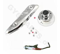 AUSPUFF HITZEBLECH 2 TEILIG für YIYING JINLUN BENZHOU MONZA ECOBIKE CHINA ROLLER