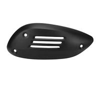 Auspuff-Hitzeschild für Vespa GTS 125 250 300 GTV 2013-2021, Motorrad-Auspuffrohrabdeckung, Edelstahl-Schalldämpfer-Hitzeschild-Gehäuseschutz, Ersatz für Vespa GTE (Schwarz)