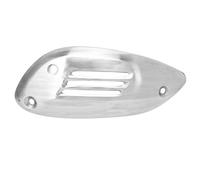 Auspuff-Hitzeschild für Vespa GTS 125 250 300 GTV 2013-2021, Motorrad-Auspuffrohrabdeckung, Edelstahl-Schalldämpfer-Hitzeschild-Gehäuseschutz, Ersatz für Vespa GTE (Silber)