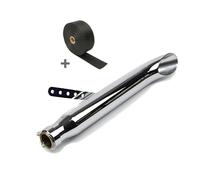 Auspuff + Hitzeschutzband für Honda Rebel 500 TO5