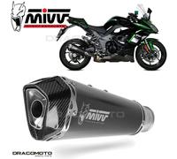 K.054.LDRB - Auspufftopf MIVV DELTA RACE Schwarzer KAWASAKI NINJA 1000 SX