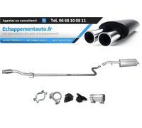 Auspuff Kit Citroen C2 1.4 HDi (2003-2005) Hintere Komplette Montage Kit