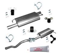 Auspuff +KIT fur VW California Multivan T5 T6 V VI 2.0 2.5 TDi kurzer Radstand