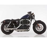 Auspuff kompatibel mit HARLEY DAVIDSON SPORTSTER XL 883C Custom 2006-2010 XL883C FALCON Double Groove S