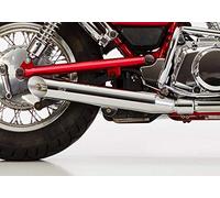 Auspuff kompatibel mit SUZUKI VS 750 Intruder 1986-1991 VR51B FALCON Cromo Line 1 Schalldämpfer rechts,