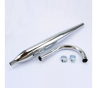 Auspuff + Krümmer SET für Zündapp KS50 Super SL Typ 516-001 (ab FGNr. 6209474)