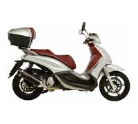Schalldämpfer Schwarz LeoVince piaggio beverly 350 Sport Touring
