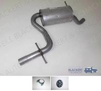 Auspuff Mitteltopf + Anbauteile für Skoda Octavia 2.0FSI 11/2004-