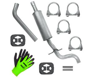 Auspuff Mitteltopf für Volkswagen Golf Plus 5 V Van 2.0 TDI (2005-12/2008)