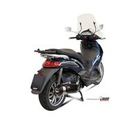 Auspuff Mivv SLIP-ON URBAN ST. STEEL STANDARD Kompatibel mit PIAGGIO BEVERLY 500 2004 > 2006
