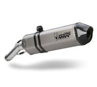 MIVV Speed Edge Auspuff Titan B.002.LGS für BMW R 1200 GS 04 Endschalldämpfer silber Edelstahl