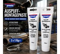Dichtstoff Dichtmittel Auspuffkitt Auspuff Montagepaste Presto 170g