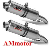 Auspuff Motorrad Mivv Aprilia Tuono Fighter 1000 2009 09 Endtopf Oval Edelstahl