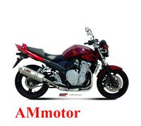 Auspuff Motorrad Mivv Suzuki Gsf 650 Bandit 2015 15 Endtopf Oval Inox