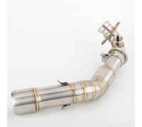 Auspuff Rohr Motorrad-Mittelrohr Für Vespa GTS 125 250 300 2007-2017 2018 2019 2020 Auspuffanlage Mittelrohrverbinder Schalldämpfer Schalldämpfer Auspuffrohr Motorrad