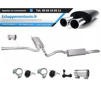 Auspuff Satz Audi A4 B5 1.8 T Turbolader (1995-2001) Hinten Komplett Montagesatz