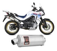 H.087.LDKX - Auspufftopf MIVV DAKAR Edelstahl Hohe Position HONDA XL750 TRANSALP