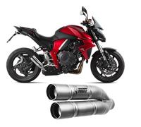 Auspuff Schalldaempfer Mivv DOUBLE GUN Edelstahl HONDA CB 1000 R 2008 > 2017