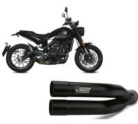 Auspuff Schalldaempfer MIVV DOUBLE GUN für BENELLI LEONCINO 500 2017 > 2023