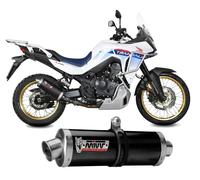 Auspuff Schalldaempfer MIVV OVAL Schwarz Inox HONDA XL 750 TRANSALP 2023 2024