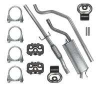 Auspuff Schalldämpferset für Fiat Grande Punto 1 I Fließheck 1.3 MJTD 2005-2010