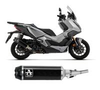 Auspuff Schalldampfer Arrow Indy Race Schwarzes Alum HONDA ADV 350 2022 2024