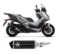 Auspuff Schalldampfer Arrow Urban Schwarzes Aluminium HONDA ADV 350 2022 > 2024
