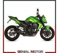 Auspuff Schalldampfer Mivv Double Gun Stahl Schwarz Kawasaki Z 750 2007 > 2014