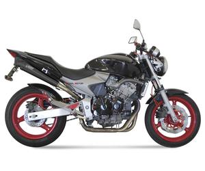 Auspuff Schalldampfer Mivv X-cone Edelstahl Schwarz Honda Hornet 600 2003 > 2006