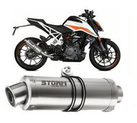 Auspuff Schalldampfer Storm By Mivv Gp Edelstahl KTM DUKE 390 2021 > 2023