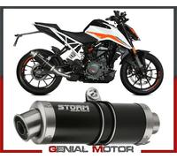 Auspuff Schalldampfer Storm By Mivv Gp Edelstahl Schwarz KTM DUKE 390 2021 2022