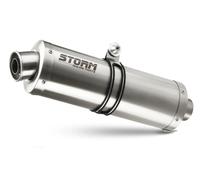 Auspuff Schalldampfer Storm By Mivv Oval Edelstahl Ktm 690 ENDURO R 2019 > 2023