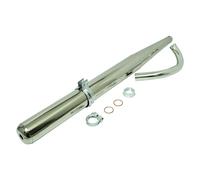 Auspuff Set 32mm Tuning für Simson S51 S50 S70 S53 Krümmer Befestigung Schelle