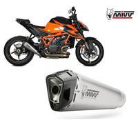 Auspuff slip-on exhaust MIVV DELTA RACE Stahl kat KTM 1290 SUPERDUKE 2020 > 2023