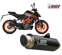 Auspuff slip-on exhaust MIVV GP PRO Carbon kat fur KTM 125 DUKE 2021 > 2023
