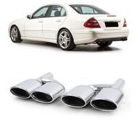Auspuff Sport Endrohre Edelstahl für Mercedes W204 W211 W164 W166 W221 R230