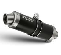 Auspuff Storm by Mivv Schalldampfer Gp Nero Stahl Aprilia Tuono V4 2010 > 2016
