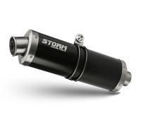 Auspuff Storm by Mivv Schalldampfer Oval Nero Suzuki Gsf 600 Bandit 1995 > 2004