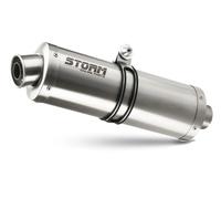 Auspuff Storm by Mivv Schalldampfer Oval Stahl Honda Xlv 650 Transalp 2005 2007