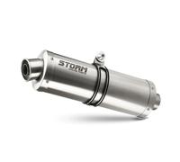Auspuff Storm by Mivv Schalldampfer Oval Stahl Suzuki Gsf 600 Bandit 1995 > 2004