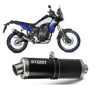 Auspuff Storm Mivv Black Schalldampfer Oval Yamaha Tenere 700 World ra 2022 2024
