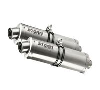 Auspuff Storm Mivv Schalldampfers Oval Inox Suzuki Gsx-r 1300 Hayabusa 2008 2017