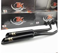 Auspuff Turbo Kit Custom Black Suzuki Intruder VL 250 LC 4 Takt 2000 bis 2007