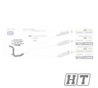 Auspuff Verbindungsrohr für original und Arrow Auspuffkrümmer ohne ABE