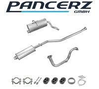 Auspuffanlage für Citroen Berlingo / Peugeot Partner 1.4 75PS 1999-2002